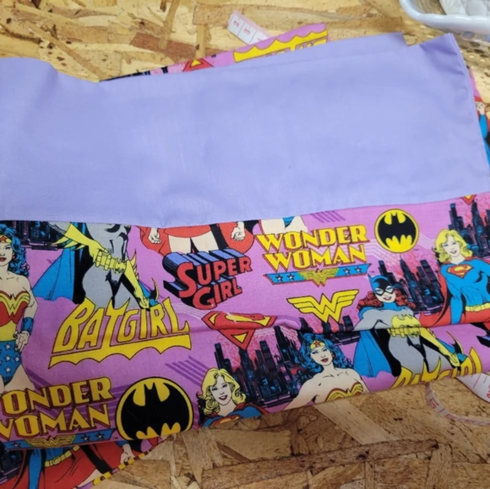2 Homemade Standard Size Pillowcase Pink DC comics Wonder‎ Woman